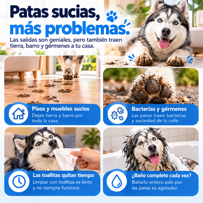 Limpiador automático de patas
